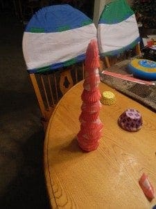cupcake liner tree