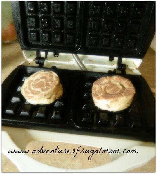 Cinnamon Roll Waffles from NC Lifestyle Blogger Adventures of Frugal Mom