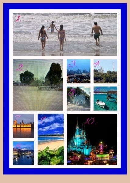Top Ten Places I Would Love To Visit