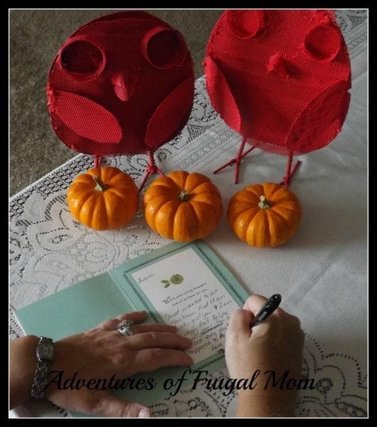 The Lost Art of Card Sending Day #1 from North Carolina Lifestyle Blogger Adventures of Frugal Mom 3