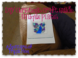 AFM DIY decorated plate
