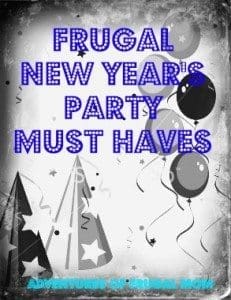 AFM Frugal New Year's Party Must Haves