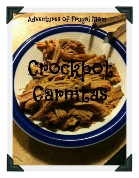 Recipe: Crockpot Carnitas