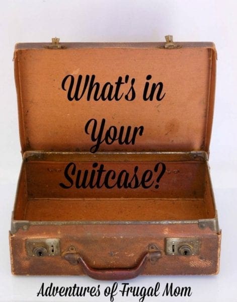 Suitcase packing tips