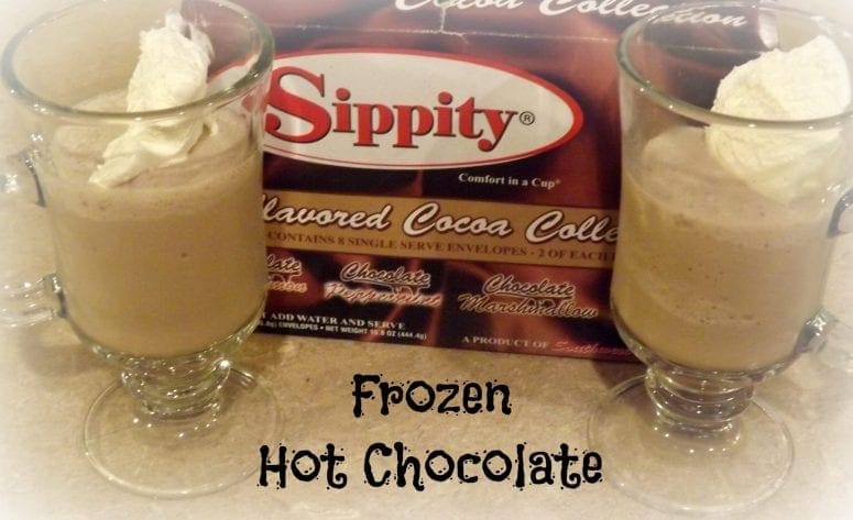 Frozen Hot Chocolate and A Giveaway