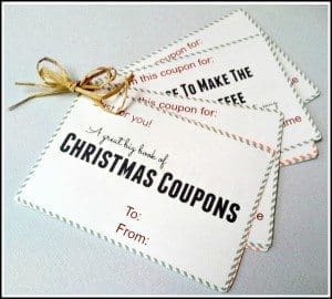 christmas coupon book