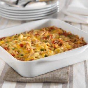 Finished Chicken Tortilla Bake
