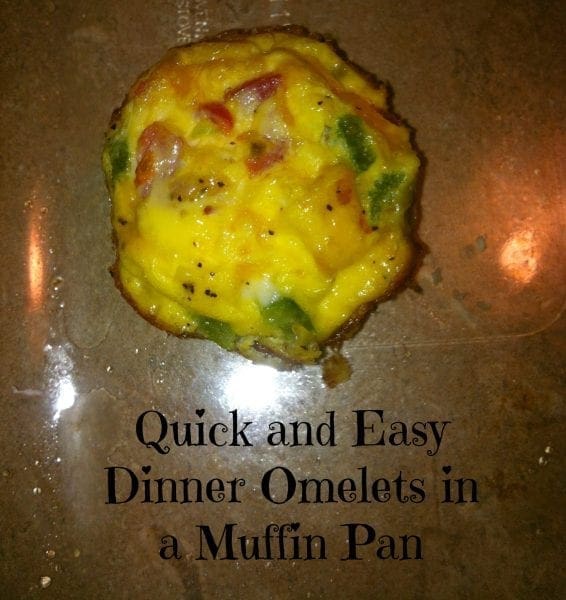 Quick and Easy Dinner: Omelets in a Muffin Pan