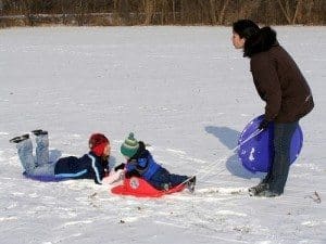 sledding