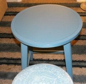 stools as coffee tables