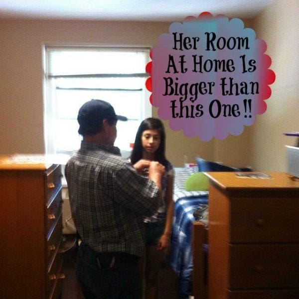 small dorm room