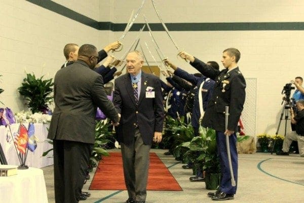 purple heart entrance