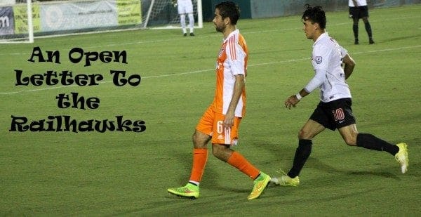 Party 2- Melissa- Open Letter to Railhawks
