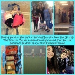 feeling good to give back