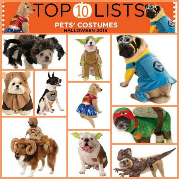 top ten pet costumes
