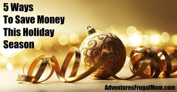 save money over the holidays