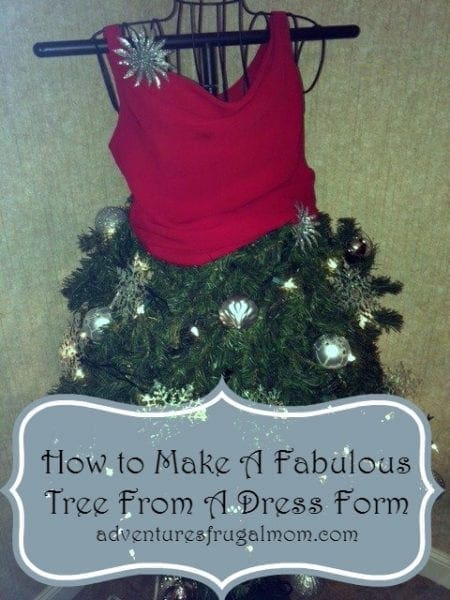 How To Make A Fabulous Tree From A Dress Form -