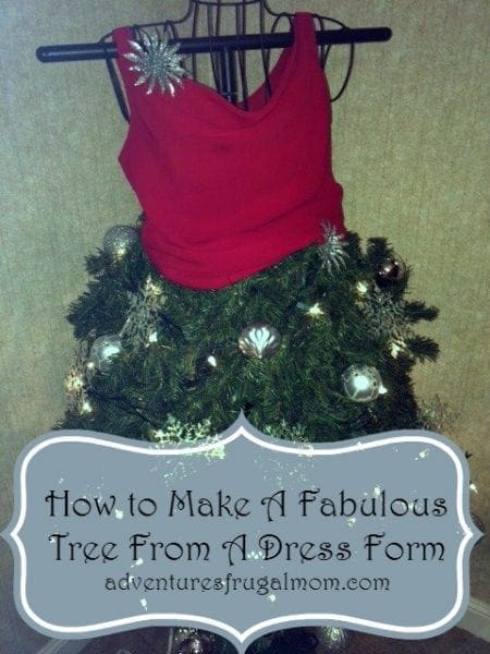 How To Make A Fabulous Tree From A Dress Form