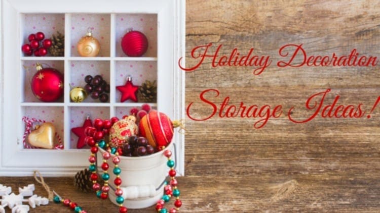 Holiday Decoration Storage Ideas