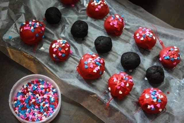 Oreo Truffles with Sprinkles