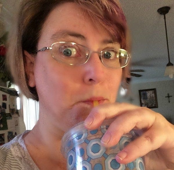 getting in shape with V8 drink