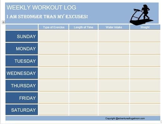 Getting in Shape With V8 Workout Log