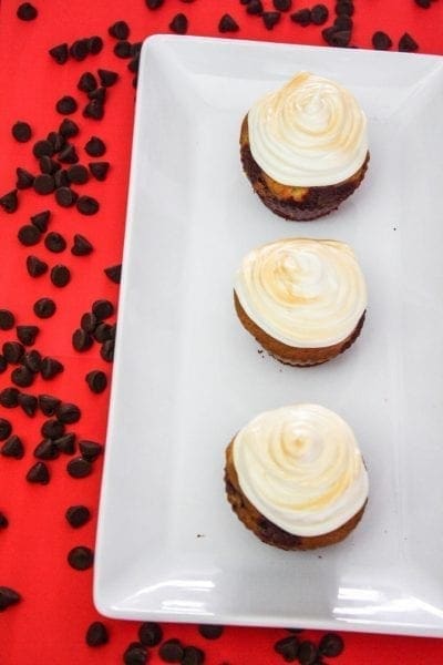 sprinkle of red velvet cupcakes