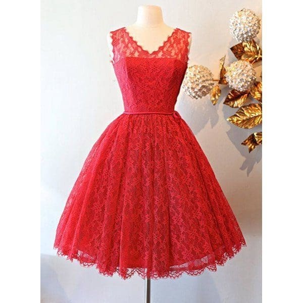 Valentine's Day lace dress