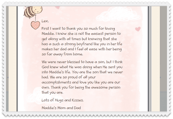 love letter