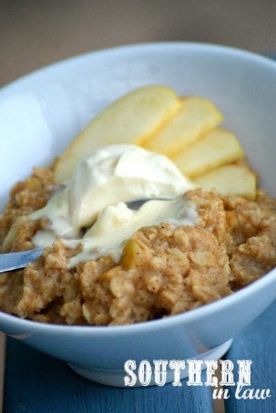 Apple Mascarpone Oatmeal