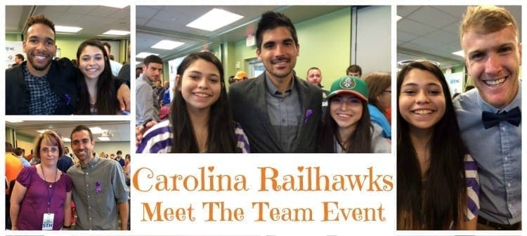 Carolina Railhawks Meet The Team Event