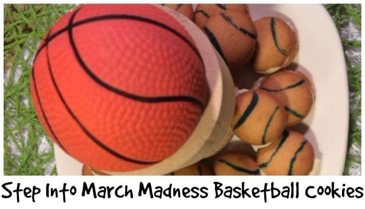 Step Into March Madness Basketball Cookies