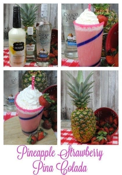 pineapple strawberry Pina Colada