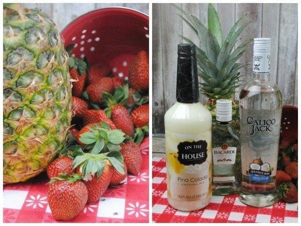 pineapple strawberry pina colada ingredients
