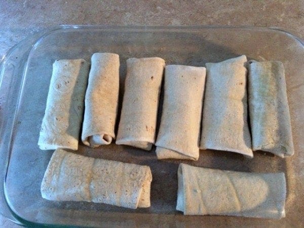 quick and easy burrito casserole in dish