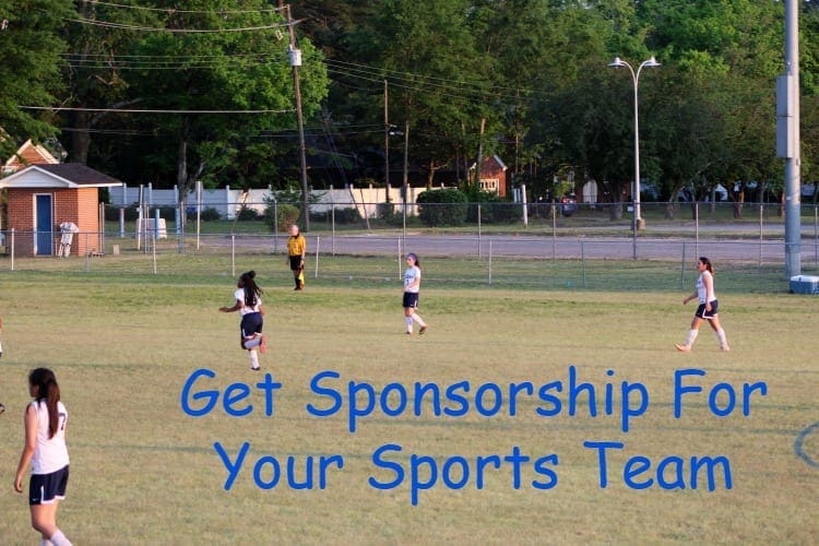 Get Sponsorship For Your Sports Team