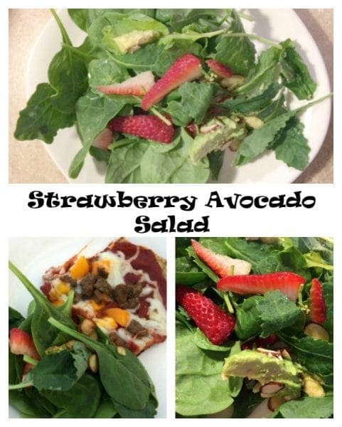 pin me strawberry avocado salad