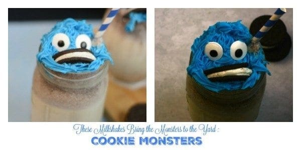 Cookie Monster Milkshakes