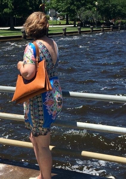 swimsuit coverup as a dress