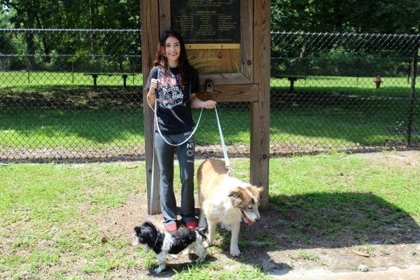 Dog park with my sisters