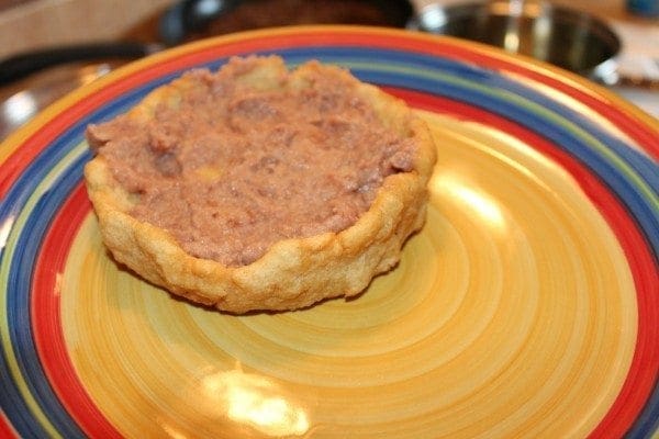 refried beans and sope