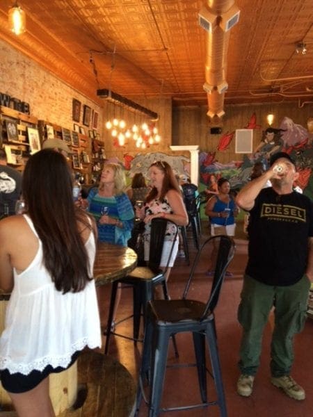 Well travelled beer Wine Tasting Crowd