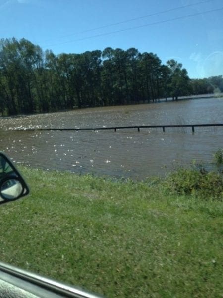 before the waters took over the road