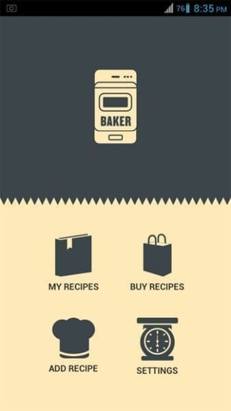 the-baker-app-main-screen
