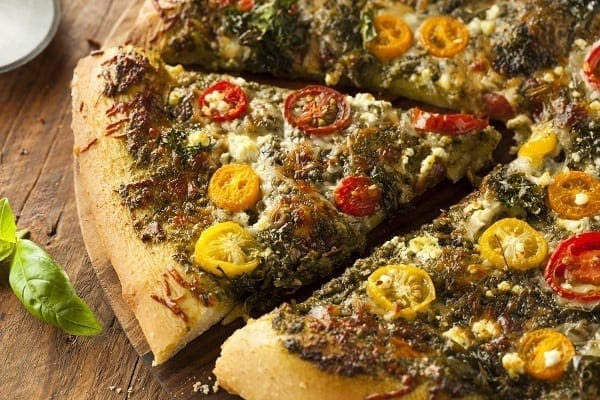 Make the Most Delicious and Healthy Pizza Recipe with only 5 Fresh Ingredients From Your Organic Garden from North Carolina Lifestyle Blogger Adventures of Frugal Mom