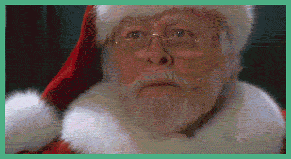 average face of Santa 