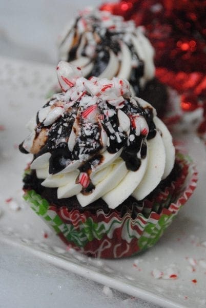 Peppermin Mocha Latte Cupcakes