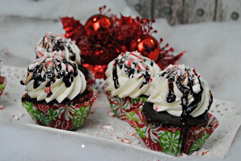 Celebrate National Cupcake Day: Peppermint Mocha Latte Cupcakes