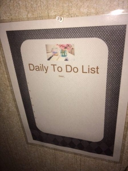 reusable to do list