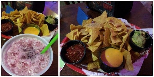 Tijuana Flats Trio and Red Sangria